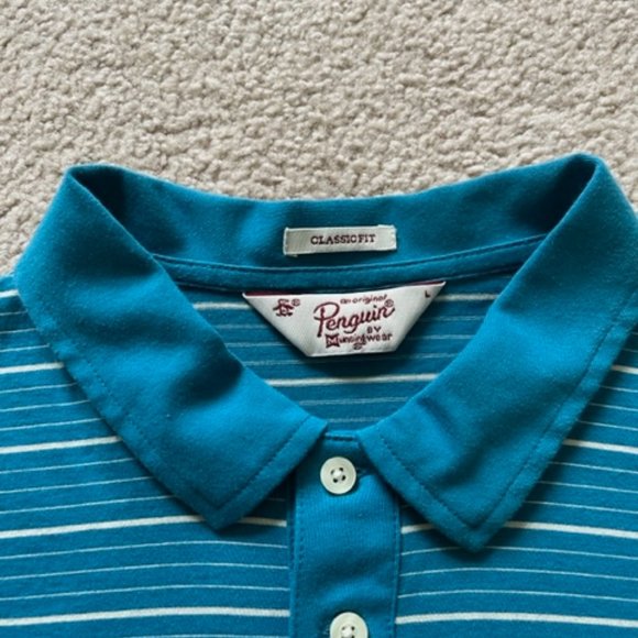 Penguin Men's Large Classic Fit Polo Shirt - Picture 3 of 10